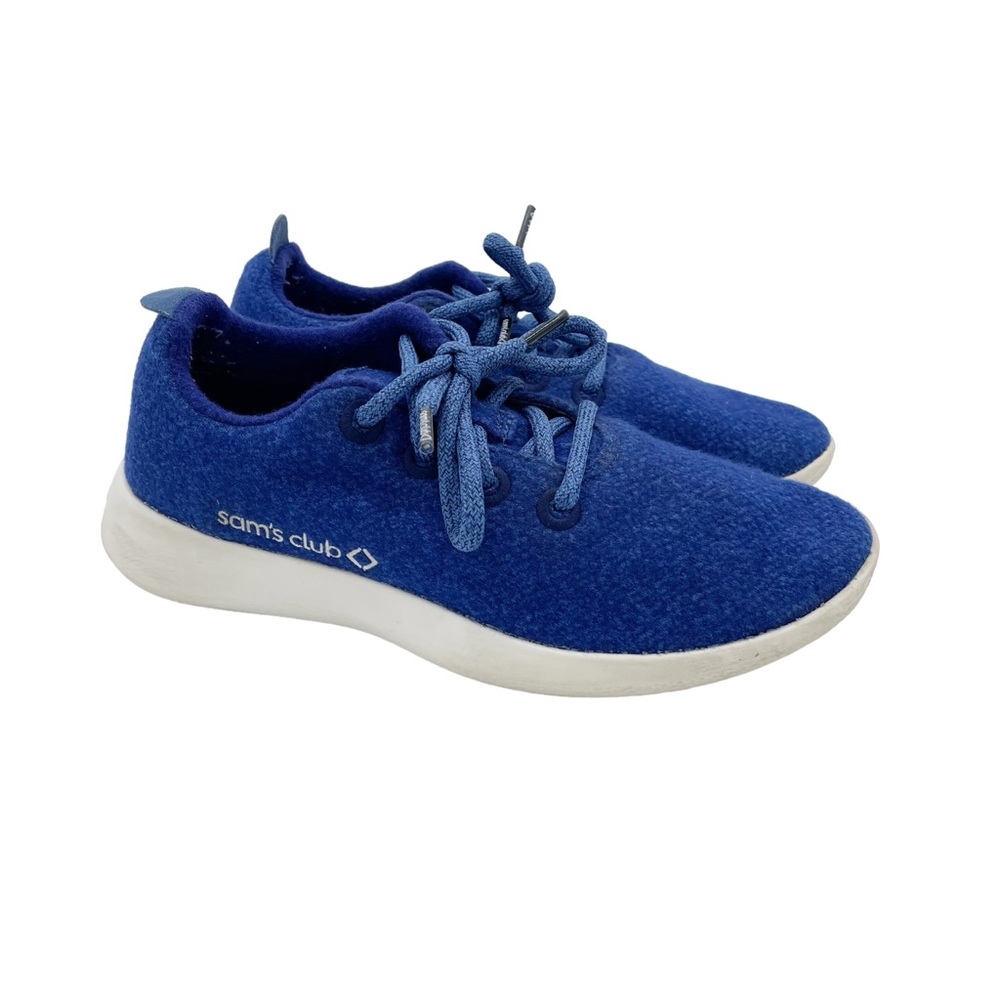 Allbirds Sam's Club Cobalt Blue Merino Wool Runner Sneakers Women's Size 7